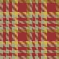 Check pattern vector. Plaid tartan textile. Fabric background texture seamless. vector