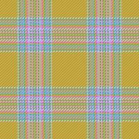 Textile background fabric. Pattern seamless vector. Tartan check texture plaid. vector