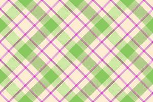 Textile fabric tartan. Check plaid pattern. Vector texture background seamless.