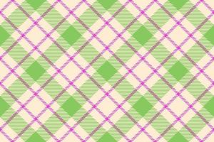 Textile fabric tartan. Check plaid pattern. Vector texture background seamless.