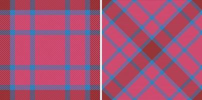 Vector check seamless. Pattern fabric texture. Plaid background tartan textile.