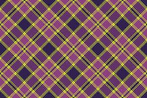 Check pattern fabric. Vector plaid background. Texture seamless tartan textile.