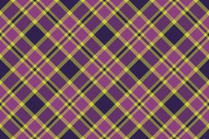 Check pattern fabric. Vector plaid background. Texture seamless tartan textile.