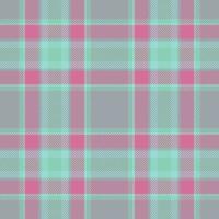 Plaid seamless pattern. Check fabric texture. Vector textile print.