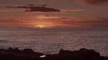 beach spain coast sea summer sunrise video