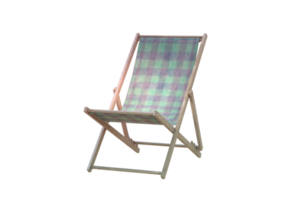 3d Illustration , Deck Stuhl auf transparent Hintergrund. png