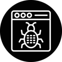 Bug Vector Icon Design