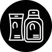 Shampoo Hair Vector Icon Design