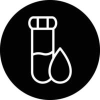 Test Tubes Vector Icon Design