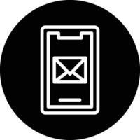 Mobile Mail Vector Icon Design