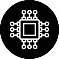 Processor Vector Icon Design