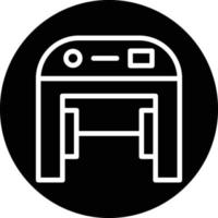 Metal Detector Vector Icon Design