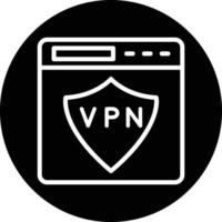 diseño de icono de vector vpn