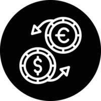 Exchange Rate Vector Icon Design