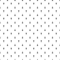 Versatile seamless pattern with black and white geometric shapes and arrows pointing up and down. Ideal for clothing and home decor. vector
