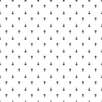 Versatile seamless pattern with black and white geometric shapes and arrows pointing up and down. Ideal for clothing and home decor. vector