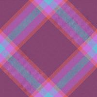 Vector check plaid. Texture textile pattern. Seamless fabric background tartan.