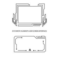 frames technology futuristic interface streaming overlay, clipart image with withe background, graphic resources for designers. vector