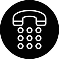 Phone Dial Vector Icon Design