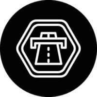 Motorway Vector Icon Design