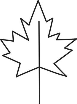 hoja dibujo vector