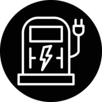 Charging Station Vector Icon Design