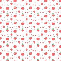 Seamless pattern with food icons. doodle food pattern. Food background vector