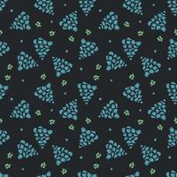 Seamless grape pattern. Doodle vector with grape icons. Vintage grape pattern