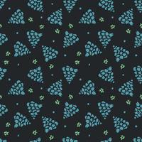 Seamless grape pattern. Doodle vector with grape icons. Vintage grape pattern