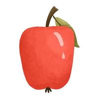 conjunto de manzanas, sano vegano ilustración con frutas vector