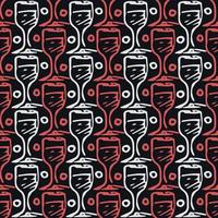 seamless wine pattern. vector doodle illustration with wine. pattern with wine