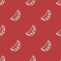 seamless watermelon pattern. vector doodle illustration with watermelon. pattern with watermelon