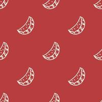 seamless watermelon pattern. vector doodle illustration with watermelon. pattern with watermelon