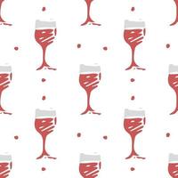 seamless wine pattern. vector doodle illustration with wine. pattern with wine