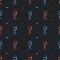 seamless wine pattern. vector doodle illustration with wine. pattern with wine