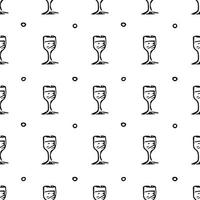 seamless wine pattern. vector doodle illustration with wine. pattern with wine