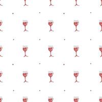 seamless wine pattern. vector doodle illustration with wine. pattern with wine