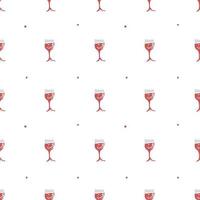 seamless wine pattern. vector doodle illustration with wine. pattern with wine