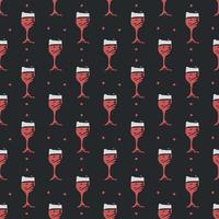 seamless wine pattern. vector doodle illustration with wine. pattern with wine