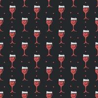 seamless wine pattern. vector doodle illustration with wine. pattern with wine