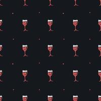 seamless wine pattern. vector doodle illustration with wine. pattern with wine