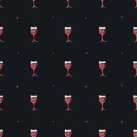 seamless wine pattern. vector doodle illustration with wine. pattern with wine