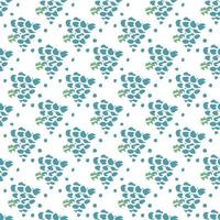 Seamless grape pattern. Doodle vector with grape icons. Vintage grape pattern