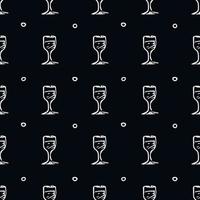 seamless wine pattern. vector doodle illustration with wine. pattern with wine