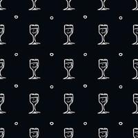 seamless wine pattern. vector doodle illustration with wine. pattern with wine