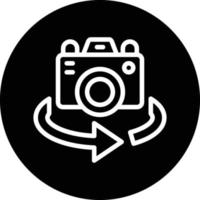 Vr Camera Vector Icon Design