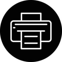 Printer Vector Icon Design