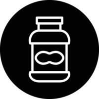 Peanut Butter Vector Icon Design