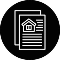 House Documents Vector Icon Design
