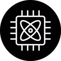 Quantum Computing Vector Icon Design